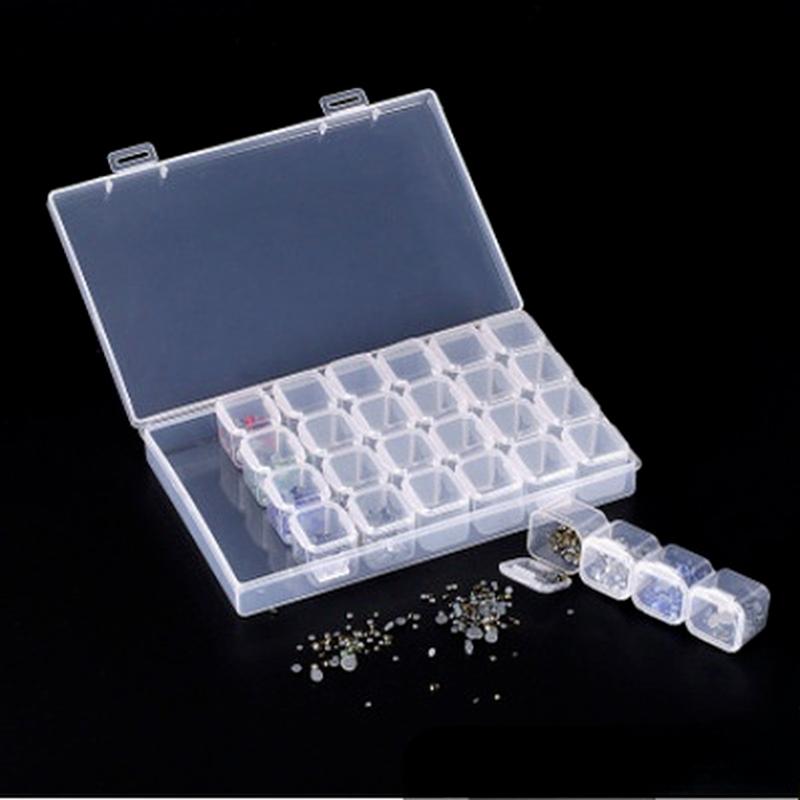 Diamond Painting Tools 28 Cells Plastic Storage Box Tool Accessories For Diamond Painting Embroidery