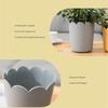 Blumenpflanzgefäß Exquisites All-Match Sukkulentenpflanzgefäß Große Öffnung Blumentopf Verschleißfester Kunststoff Pflanztopf für Garten
