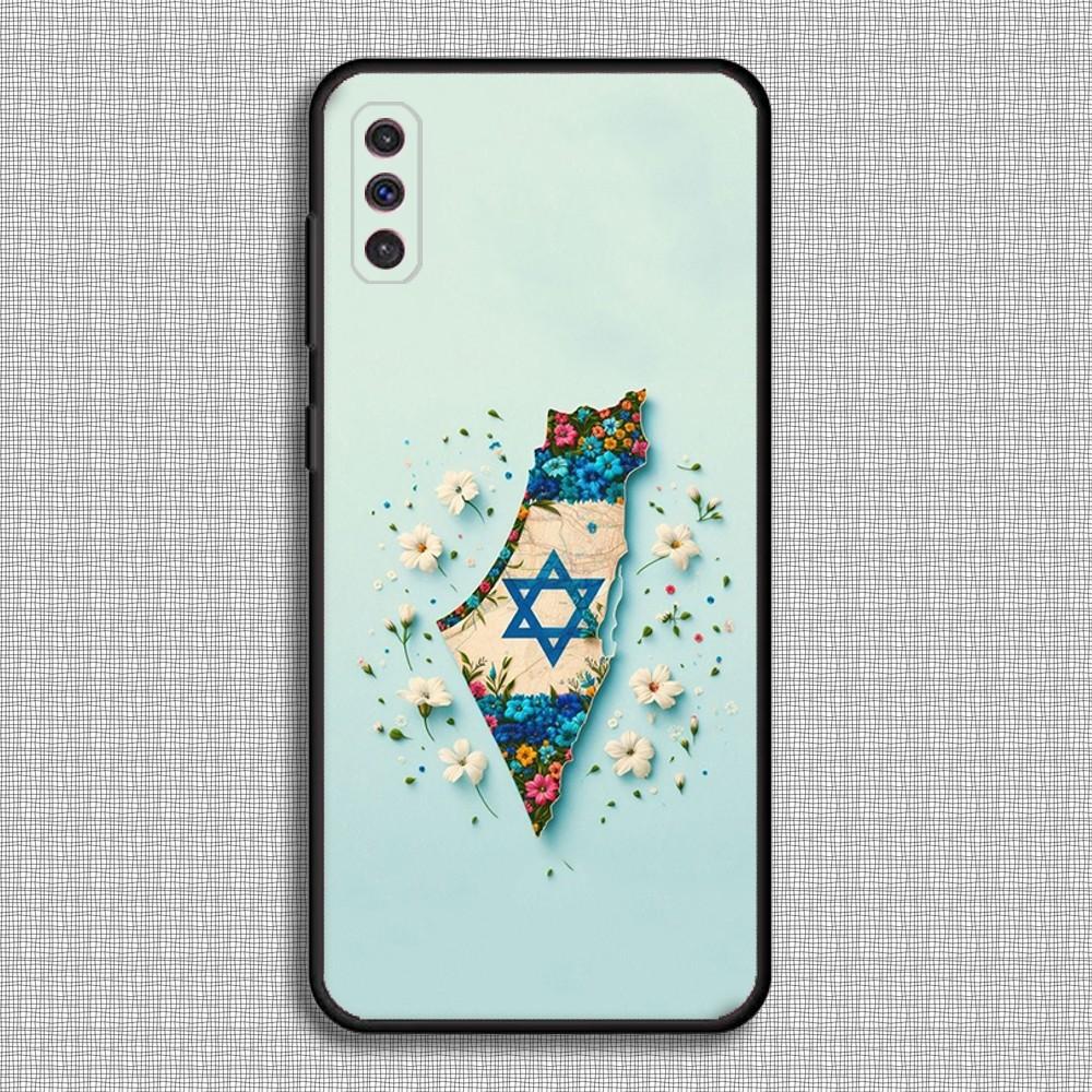 Israel Phone Case For Samsung S23,23,22,30,21,10,9,Note20 Ultra,Lite,Ultra,5G,Plus,FE,Black Soft Case