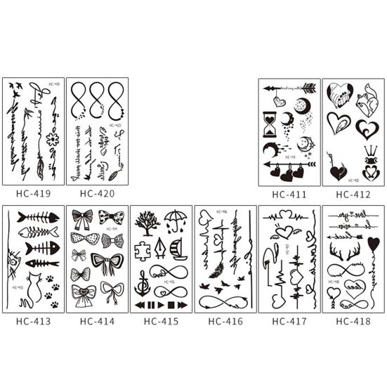 Tattoo Stickers Waterproof Durable Paper Temporary Tattoo Stickers for Party