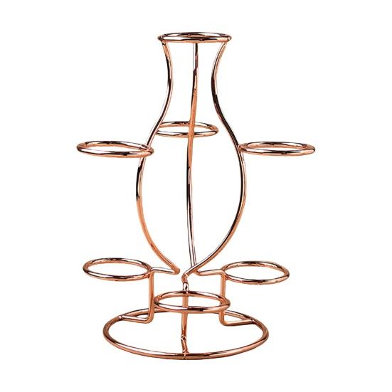 Sphere Metal Display Stand 7 Faux Crystal Ball Decorative Glass Fortune Ball Globe Stone Show Holder Organizer Rack Home Office Desktop Decoration