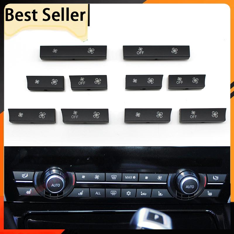 For BMW 5GT 5 6 7 Series F01 F02 F06 F07 F10 F11 F12 F18 Air Conditioning Fan Wind Volume AC Control Switch Button Cap Cover