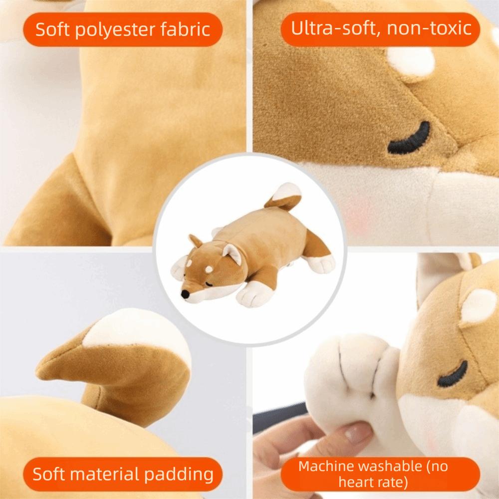 Comfortable Pet Heartbeat Plush Doll Soft Dog Anxiety Toy Creative Pet Calming Behavioral Toy Gift