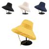 Summer Cotton Wide Brim Hat For Women Outdoor Fishing Sun Protection Gear
