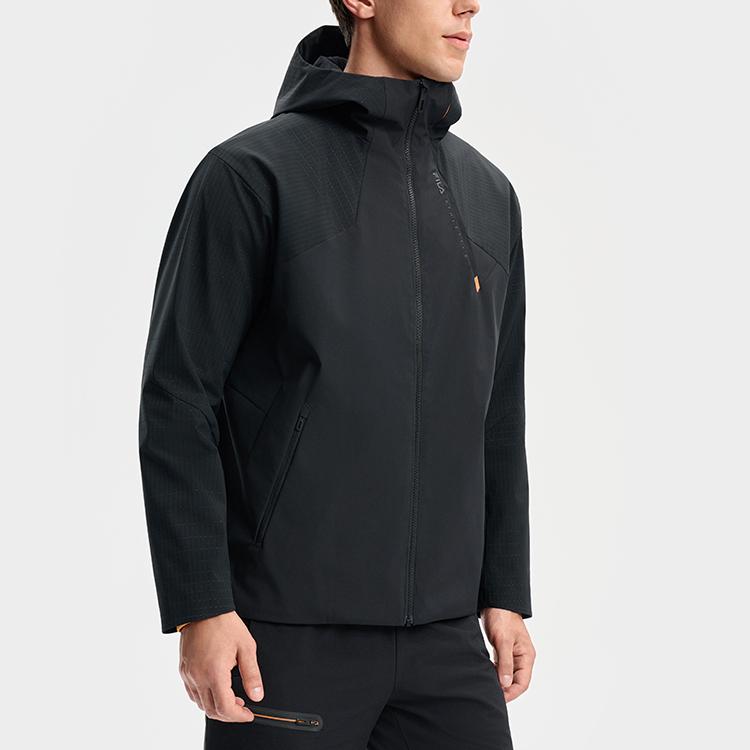 Fila Фитнес Повседневный Классический Универсальный Теплый Худи Мужские куртки A11M541707FBK