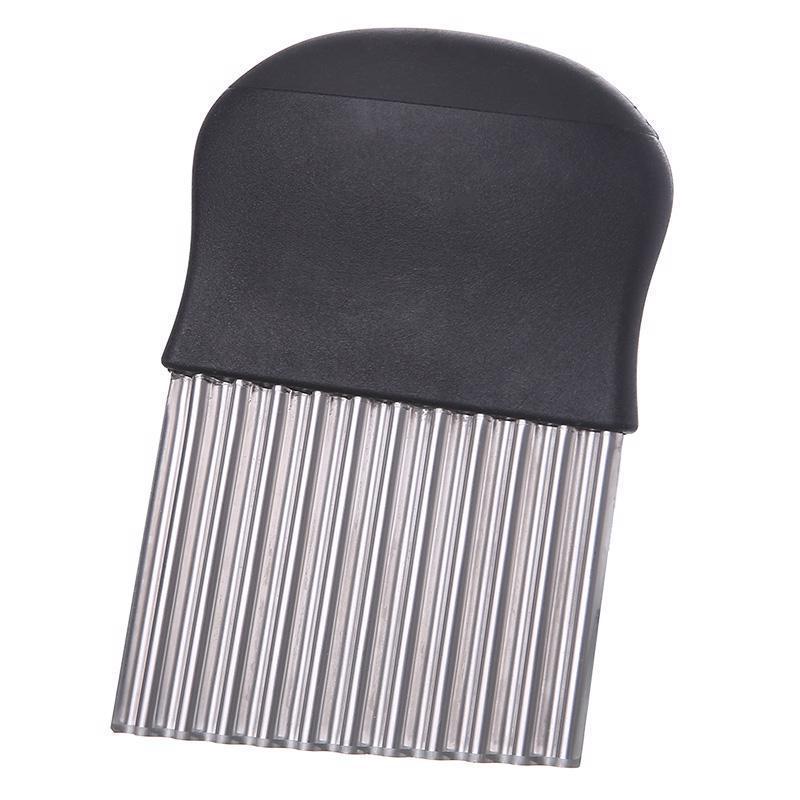 Картофельный слайсер из нержавеющей стали, волнообразный нож, картофелерезка, бытовая кухонная многофункциональная овощерезка, кухонные принадлежности