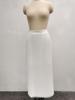 Elegant Women's Two-Piece Set: Sleeveless Vest & Pleated Long Skirt - Summer Solid Color