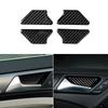 4 шт., дверные ручки, наклейки из углеродного волокна, накладки для VW Golf 6 R MK6 08-12, аксессуары для интерьера Voiture