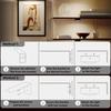 LED Art Display Light Battery Operated Magnetic Painting Lamp with Wireless Remote Control for Home Wall Decor Living Room