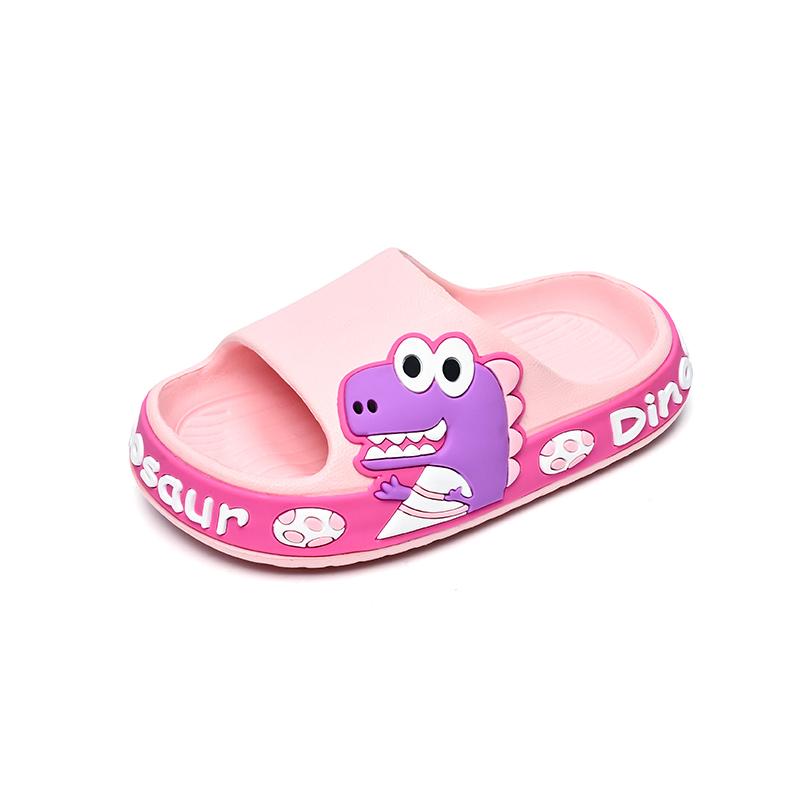 Модные новые летние детские тапочки для мальчиков, домашние банные нескользящие тапочки для девочек с героями мультфильмов, удобные сандалии из ЭВА с мягкой подошвой для дома и улицы