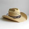 Популярная европейская и американская соломенная шляпа в стиле вестерн для мужчин и женщин, модная шляпа от солнца, уличная шляпа ковбоя в стиле вестерн