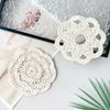 Apricot Hollow Cotton Thread Woven Sequins Embellishment Cloth Sticker Clothing Luggage T-Shirt Top Accessories Patch Cloth Sticker Accessories