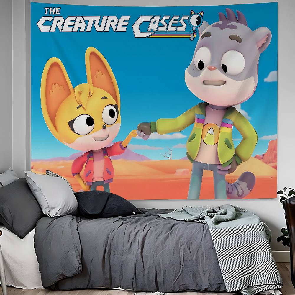 Anime The CCreature CCases Printed Large Wall Tapestry Indian Buddha Wall Decoration Witchcraft Bohemian Hippie Wall Art Decor