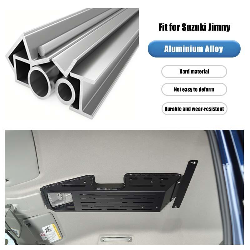 Верхний багажник на крышу, полка для хранения багажа для Suzuki Jimny 2019, 4-дверная версия, аксессуары для интерьера ( Алюминиевый сплав)