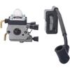 Carburetor Ignition Coil Air Filter Kit for STIHL FS75 FS80 FS85 FC85 HT70 HS75 HL75 HT75 HS80 String Trimmer Brush Cutter