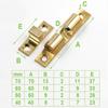 1 Set Door Lock Spring Ball Locker Door Touch Latch Cabinets Interlock Switch Chassis Cabinet Adjustable Brass Door Buckle