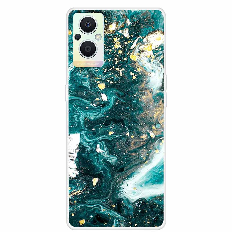 For Oppo Reno7 Lite Cases Reno 7Z Marble Clear Soft TPU Silicone Back Case For Oppo Reno 7Z 7 Z 5G Phone Cover Fundas Reno 7Lite