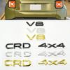 Для 4X4 CRD V8 Наклейка с буквенным логотипом Автомобильный значок на заднюю дверь багажника Название эмблемы Наклейка
