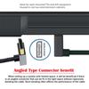 NFHK 2M Угловой вниз DisplayPort DP к DP 4K Серебристый Ultra HD UHD 90 для и Видеокарт Кабель, 60 Гц, В оплетке, Градус, Настольные ПК, Ноутбуки, Мониторы,