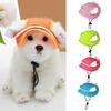 Pet Headwear Super Soft Wide Brim Polyester Dog Cat Outdoor Mesh Sun Hat Pet