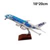 20Cm Air Japan Ana Airlines Airplane With Landing Gear Model Toy Cartoon Sea Turtle Airbus A380 Airways Alloy Diecast Airplane