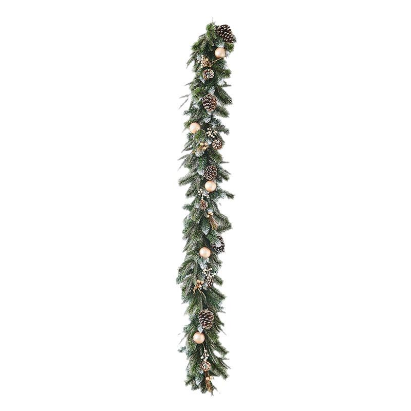 Christmas Snowflake Garland for Hotels, Malls, Windows, Doors & Stair Handrails