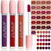 DUNUF Matte Lip Gloss - Long Lasting & Waterproof Liquid Lipstick, Velvet Matte Finish for All Skin Types for Valentine's Day Gift 25 Colors