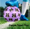Custom Text Size 5 Soccer Ball, Standard Match Football For OutdoorGorillaz