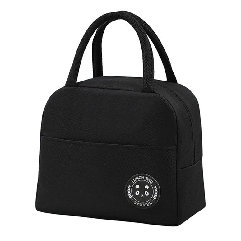 Унисекс Портативная сумка из ткани Оксфорд с медведем Бенто, повседневная сумка для пикника на открытом воздухе