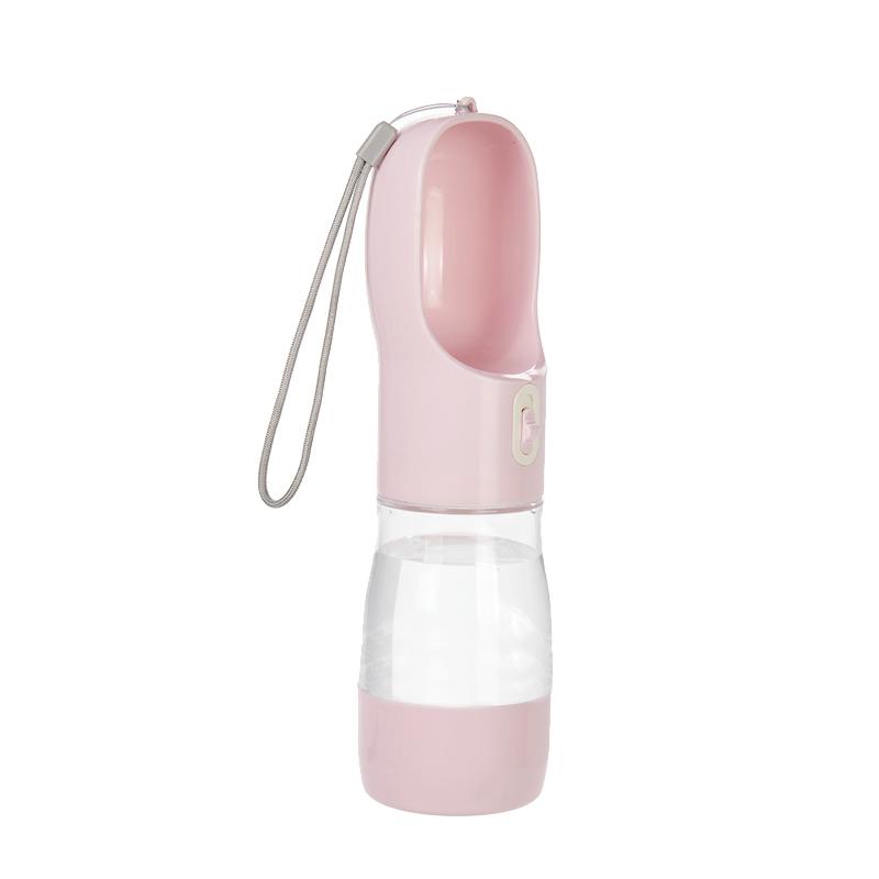 Pet 2-in-1 Dog Water Bottle Food Container for Small Medium Dog Cat Portable Leakproof Drinking Bowl Outdoor Hiking Pug Supplies