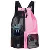Wet Pocket Swim Bag Mesh Beach Backpack Durable Drawstring Backpack  Swimmers