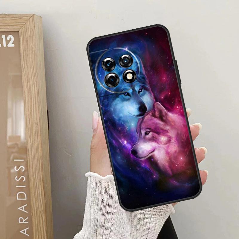 Чехол Animal Wolf Galaxy для OnePlus 12R 12 11 9 10 Pro 10R 10T OnePlus Nord 3 2T N10 N20 CE 2 Lite CE4