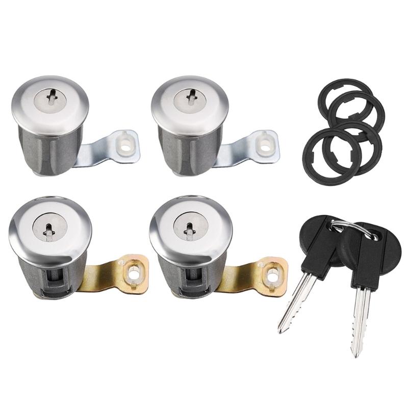 Industrial Grade Car Door Lock Barrels Set with 2 Keys Barrels Lock Door Lock Set Simple Installation for 9170G3 9170.CW