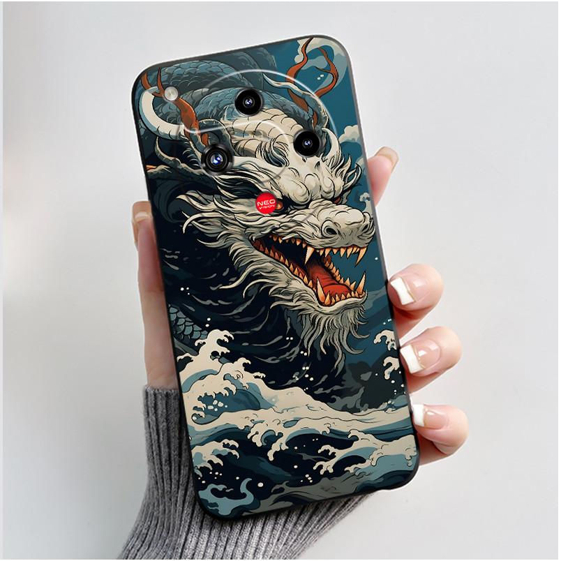 Beautiful Bumper Black Case For ZTE Nubia Focus 2 5G Z2462N Case Unique Design Printed Protective Shockproof Soft Cover