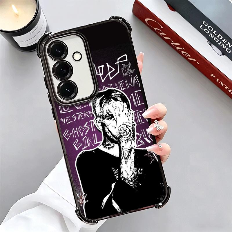 Чехол для телефона Lil Peep Hellboy Love с покрытием для Samsung A17 A07 A37 A57 A16 A56 A15 A55 A14 A54 A13 A53 A26 A36 A25 A35 A24 A34 A23