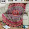 3D Bohemia  Meditation Mandala Nature Spirit Yoga Blanket,Soft Throw Blanket for Home Bedroom Bed Sofa Picnic Cover Blanket Kids