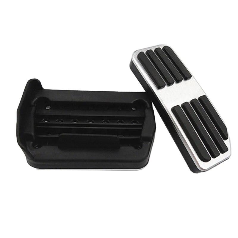 Педаль газа, тормоза, педаль газа, топлива для автомобиля Jaguar XE XF F-PACE 2015 2016 2017 2018 из алюминиевого сплава, подставка для ноги, дроссельная заслонка, педаль тормоза 2 шт.