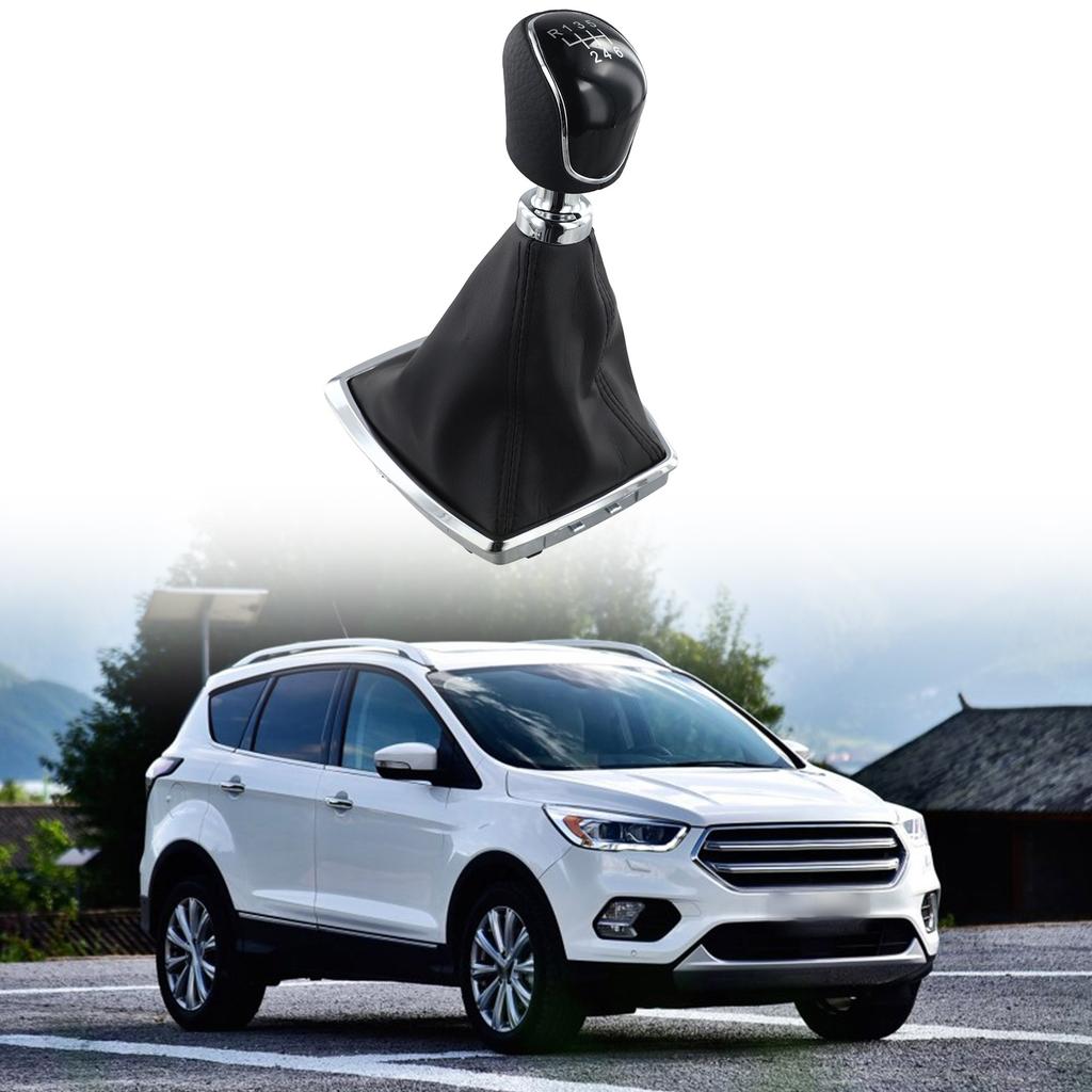 For Ford For KUGA 2008-2012 For C-MAX 2008-2010 GB64637AA 8V4R7P002KB 6 Speed Gear Shift Knob Shifter Lever Gaiter Boot