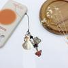 Fashionable Playful Alpacas Keychain Craft from Sturdy Resin Materials Portable for Personalize Accessories Fan