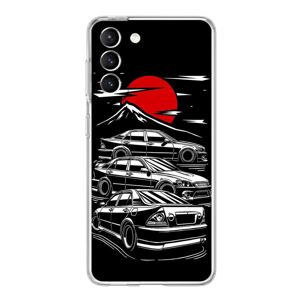 Япония JDM спортивные автомобили мужской мужской чехол для телефона для Samsung Galaxy S22 5G S20 Ultra S21 FE 5G S10E S9 S8 S10 Plus Note 10 прозрачный чехол