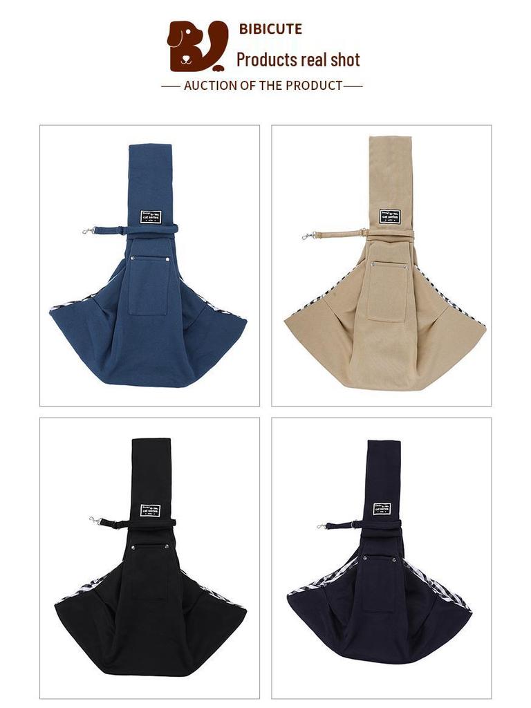 Складная Портативная Однотонная Сумка-Слинг для Маленьких Собак