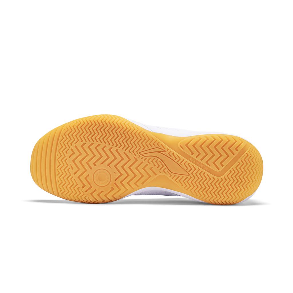 Li Ning Амортизирующие Нескользящие Низкие Теннисные Кроссовки Унисекс Белый Синий ATTV001-2