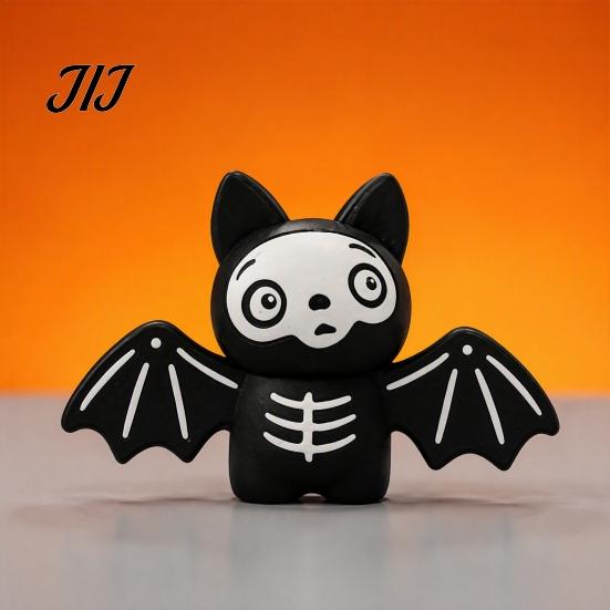 Interactive Sound Toys for Dogs Latex Skeleton Dog Toy, Halloween Squeaky Chew Mummy Soft Elastic Pet Bat Shapes, Toy Aggressive Chewers Funny