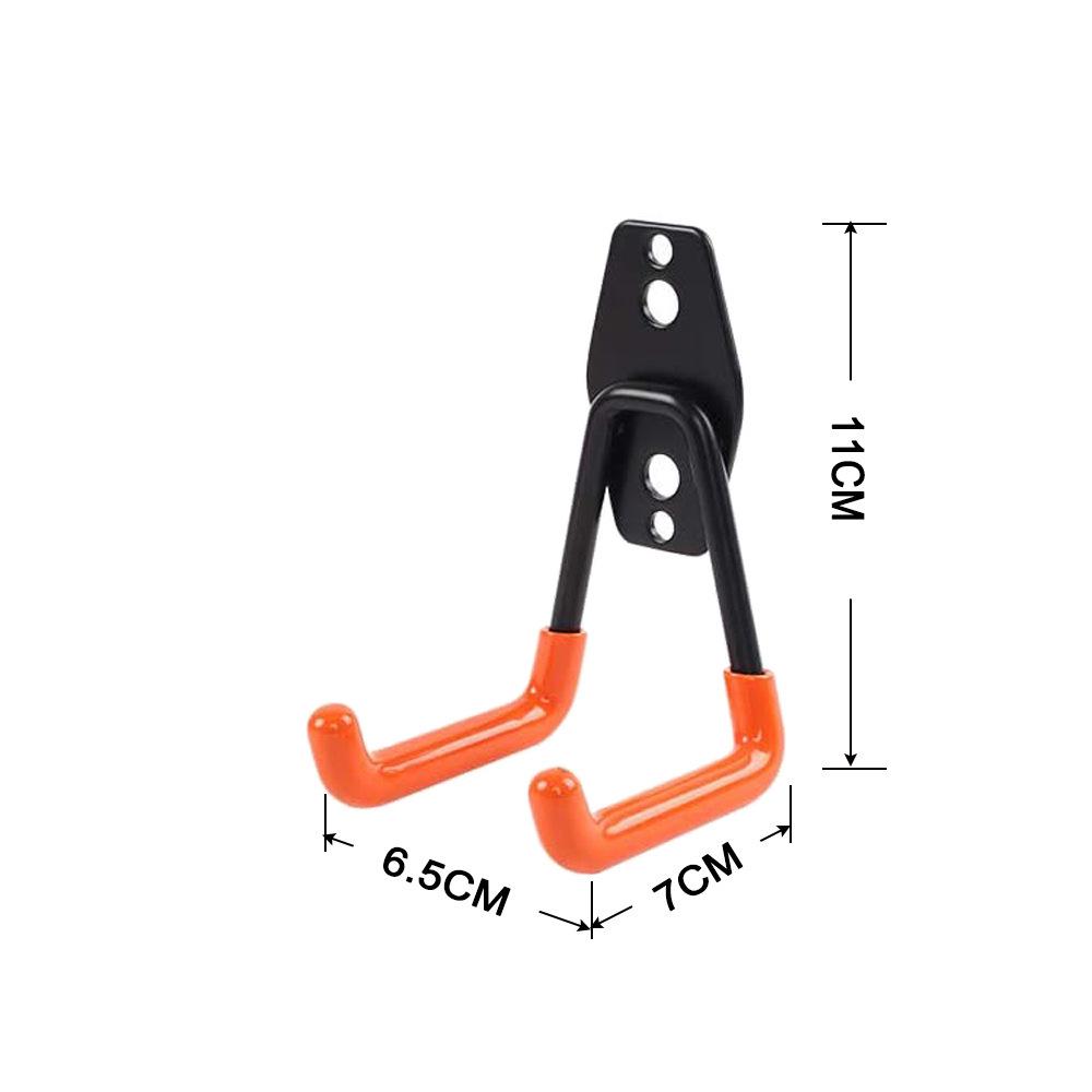 Сверхпрочные металлические крючки для гаражных и садовых инструментов