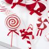 Multicolor Christmas Lollipop Decorations Foam Party Supplies Hanging Pendants Photo Props Cartoon Candy Cane