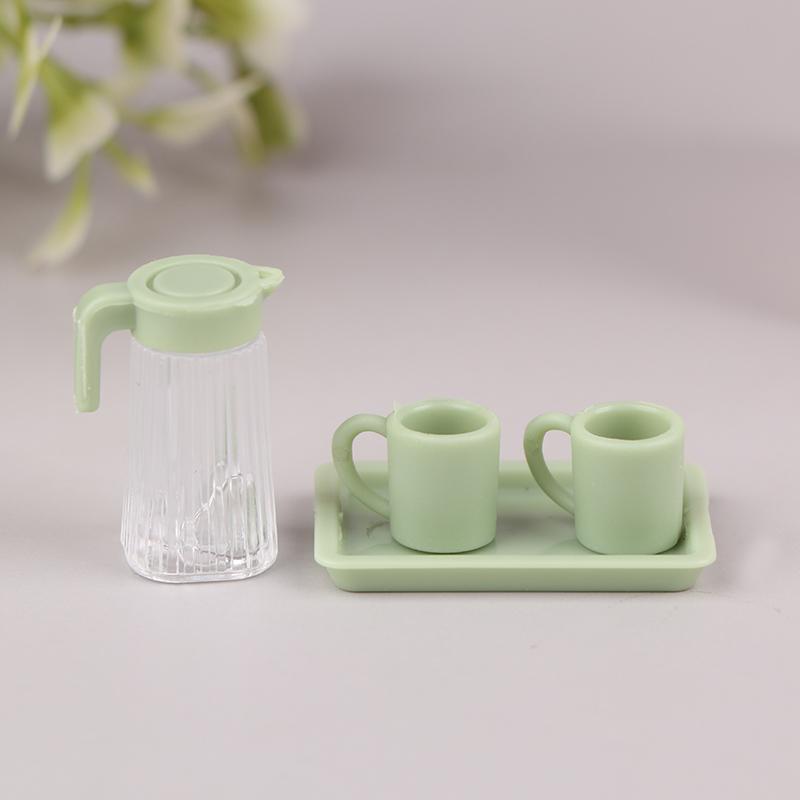 1 шт. Миниатюрная мебель для кукольного домика, кофеварка, полка для хранения кофейных чашек, имитация декора кукольного домика, игрушки для кукольного домика