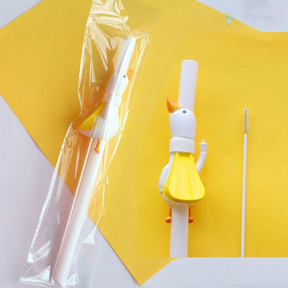 Мультяшные пластиковые трубочки для питья в виде животных, длинная трубочка для питья в виде животных для кухни и бара