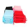 7x9cm Velvet Drawstring Jewelry Pouch - Available In Red, Black, Pink, Blue