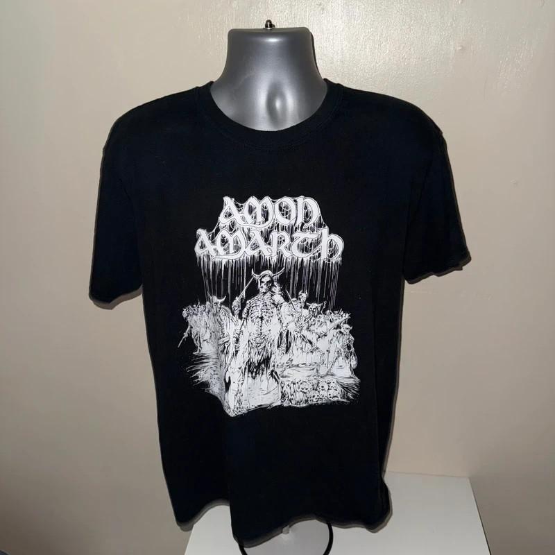 Amon Amarth The Great Heathen Army Viking Death Metal Band Футболка Черная Размер L Унисекс Футболка