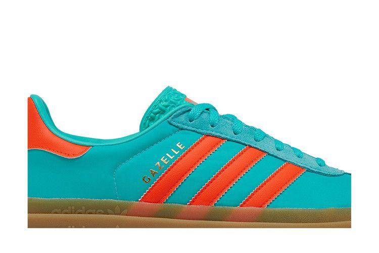Женские кроссовки adidas Gazelle Bold Мятный Rush Оранжевый Impact (Женский) Мятный Рывок/Оранжевый Удар